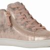 Styles For Women * | Billy Footwear Final Sale Women'S Rose Gold Billy Sneaker Lace Mid Tops