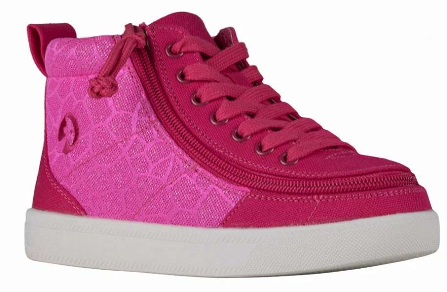 Styles For Kids * | Billy Footwear Final Sale Pink Print Billy Classic D|R High Tops