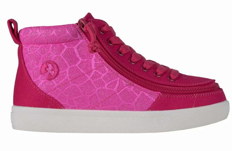 Styles For Kids * | Billy Footwear Final Sale Pink Print Billy Classic D|R High Tops