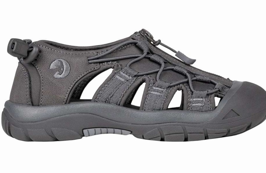 Styles For Kids * | Billy Footwear Grey Billy River Sandals