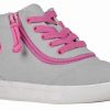 Styles For Kids * | Billy Footwear Final Sale Grey/Pink Billy D|R Short Wrap High Tops