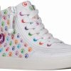 Styles For Kids * | Billy Footwear Rainbow Polka Billy Classic Lace High Tops