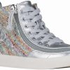 Styles For Kids * | Billy Footwear Silver Rainbow Billy Classic Lace High Tops