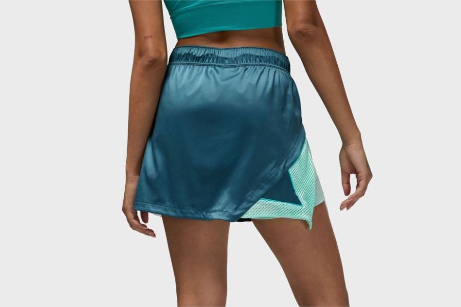 Wmns + Kids * | Wmns Jordan Essentials Skirt (Ash Green/Mint Foam/Washed Teal)