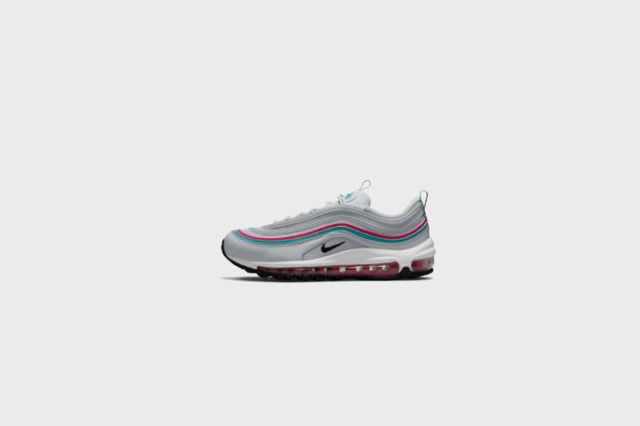 Wmns + Kids * | Nike Wmns Air Max 97 (Pure Platinum/Black-Pink-Prime)