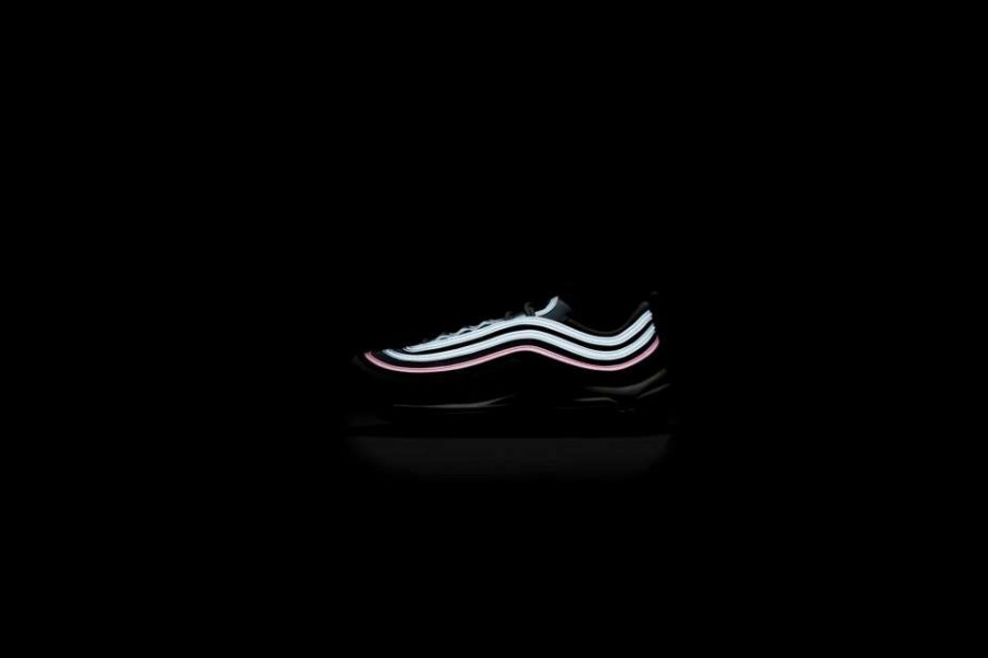 Wmns + Kids * | Nike Wmns Air Max 97 (Pure Platinum/Black-Pink-Prime)