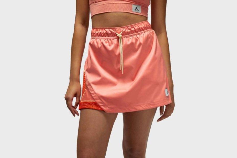 Wmns + Kids * | Wmns Jordan Essentials Skirt (Peach)