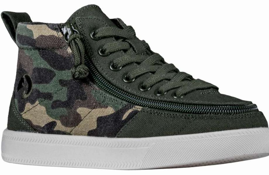 Styles For Kids * | Billy Footwear Final Sale Olive Camo Billy Classic D|R High Tops