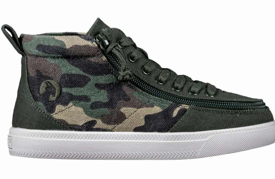 Styles For Kids * | Billy Footwear Final Sale Olive Camo Billy Classic D|R High Tops