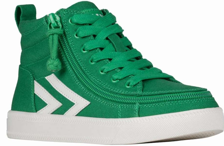 Styles For Kids * | Billy Footwear Green/White Billy Cs Sneaker High Tops