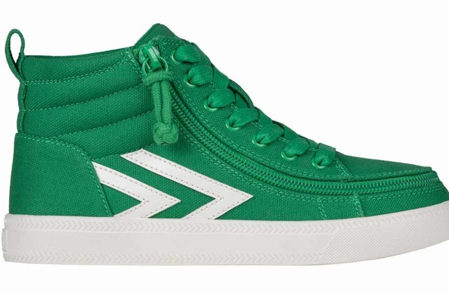 Styles For Kids * | Billy Footwear Green/White Billy Cs Sneaker High Tops