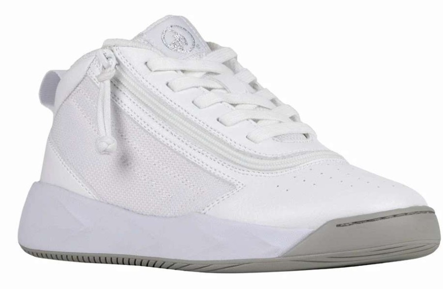 Styles For Kids * | Billy Footwear Final Sale White Billy Sport Hoop Athletic Sneakers