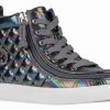 Styles For Kids * | Billy Footwear Graphite Rainbow Billy Classic Quilt High Tops