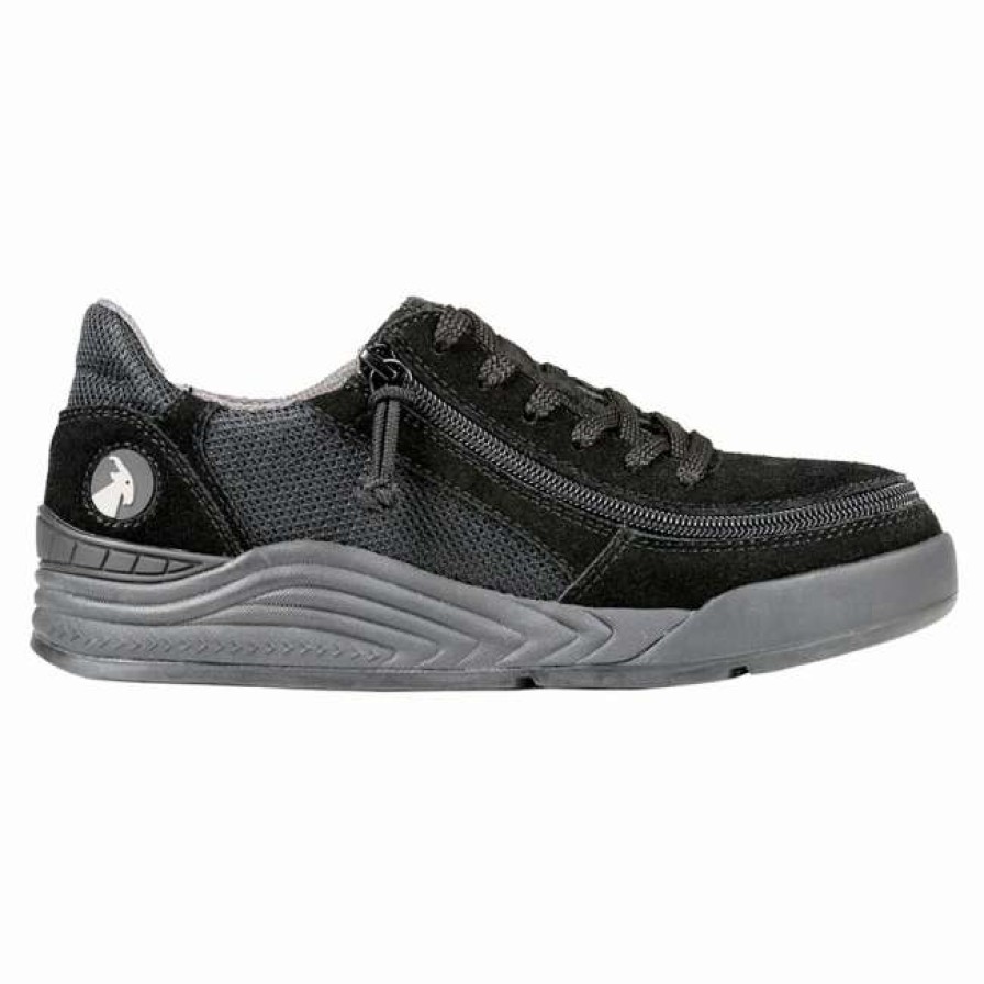 Styles For Women * | Billy Footwear Final Sale Women'S Black Suede/Mesh Billy Comfort Classic Lows