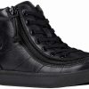 Styles For Kids * | Billy Footwear Black To The Floor Leather Billy Classic Lace Highs