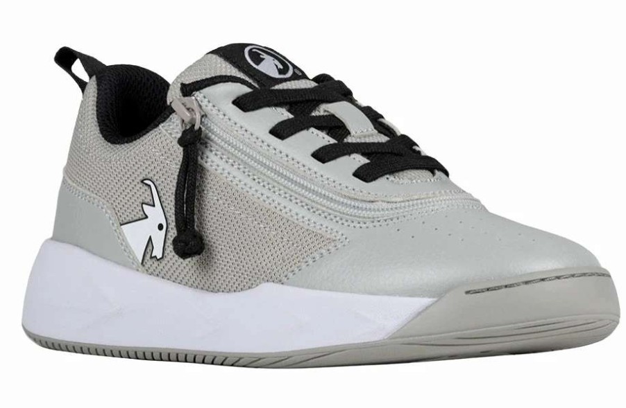 Styles For Kids * | Billy Footwear Final Sale Grey/Black Billy Sport Court Athletic Sneakers