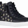 Styles For Kids * | Billy Footwear Black Daisy Billy Classic Lace High Tops