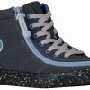 Styles For Kids * | Billy Footwear Final Sale Charcoal/Blue Speckle Billy Classic Lace High Tops