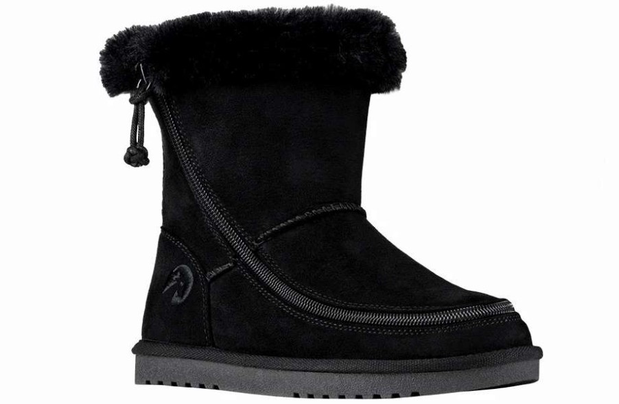 Styles For Kids * | Billy Footwear Black Billy Cozy Boots