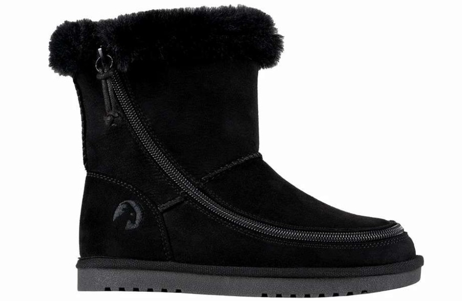 Styles For Kids * | Billy Footwear Black Billy Cozy Boots