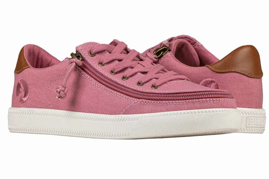 Styles For Women * | Billy Footwear Final Sale Women'S Dusty Rose (Brown Mustache) Billy Classic Lace Lows