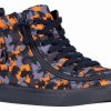 Styles For Kids * | Billy Footwear Final Sale Orange Dino Billy Classic Lace High Tops