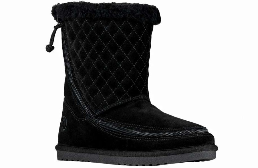 Styles For Women * | Billy Footwear Final Sale Women'S Black Billy Cozy Quilt Lux Boots