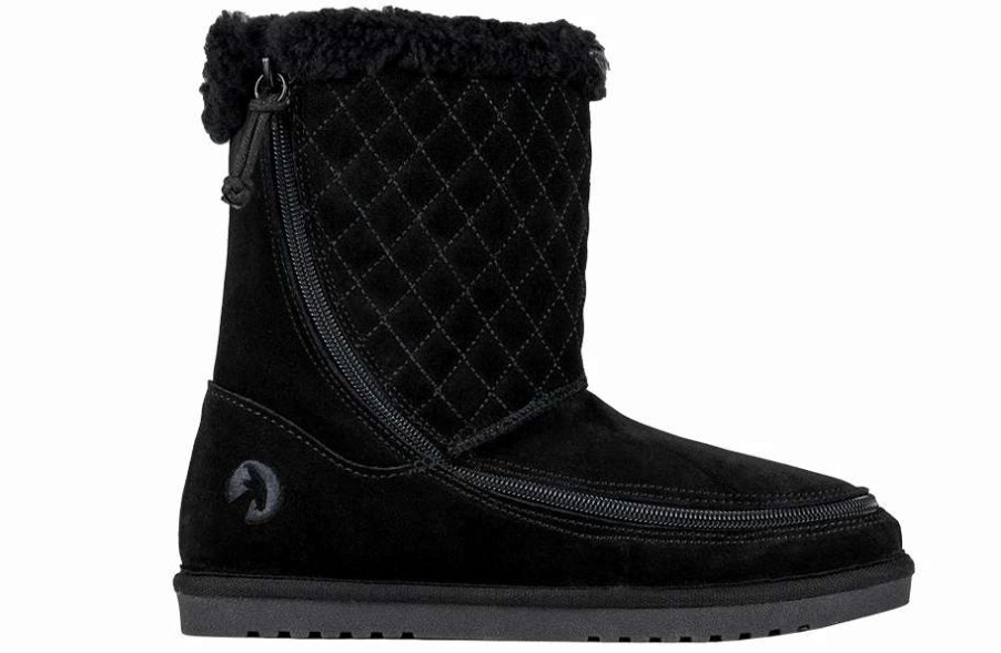 Styles For Women * | Billy Footwear Final Sale Women'S Black Billy Cozy Quilt Lux Boots