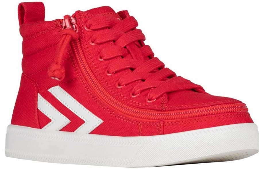 Styles For Kids * | Billy Footwear Red/White Billy Cs Sneaker High Tops