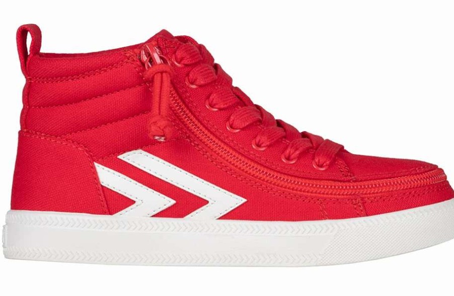 Styles For Kids * | Billy Footwear Red/White Billy Cs Sneaker High Tops