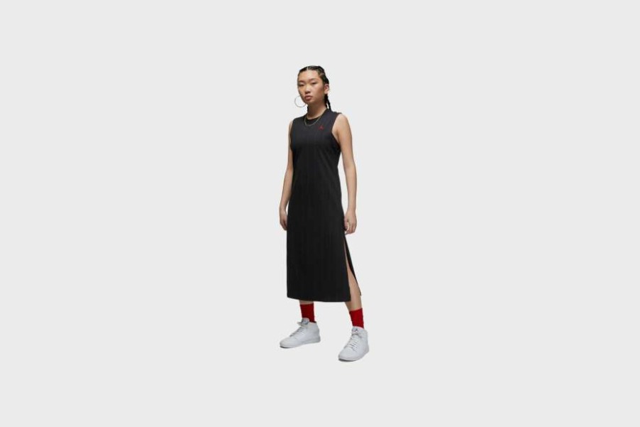 Wmns + Kids * | Wmns Jordan Heritage Dress (Black/Grey)