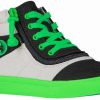 Styles For Kids * | Billy Footwear Final Sale Black/Green Billy Street Short Wrap High Tops