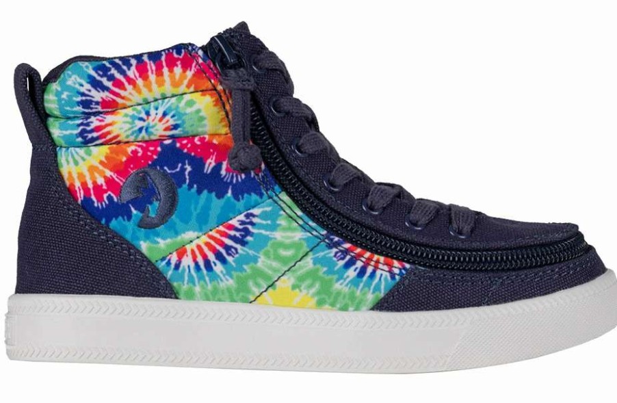 Styles For Kids * | Billy Footwear Navy Tie Dye Billy Street High Tops