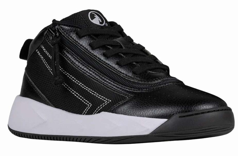 Styles For Kids * | Billy Footwear Final Sale Black/White Billy Sport Hoop Athletic Sneakers