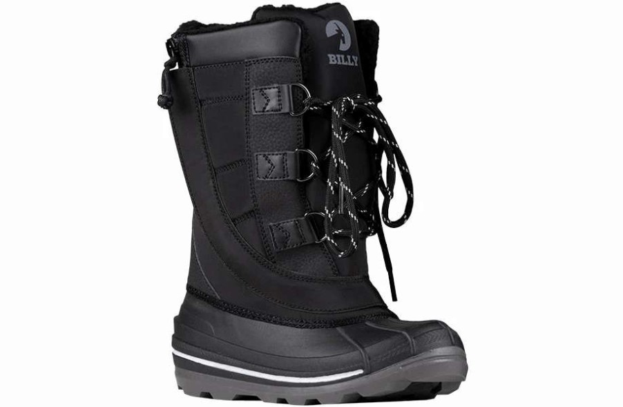 Styles For Kids * | Billy Footwear Black Billy Ice Winter Boots