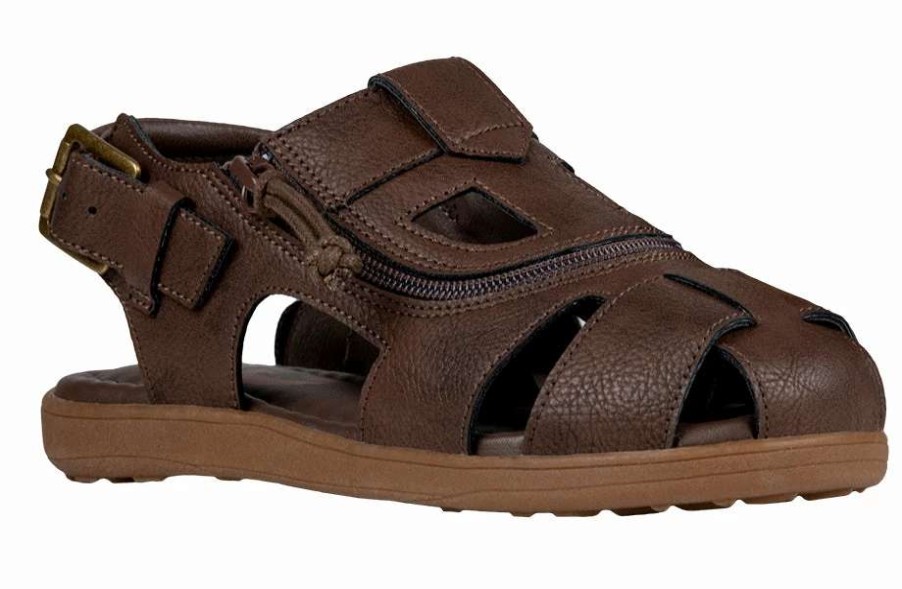 Styles For Kids * | Billy Footwear Final Sale Brown Billy Sandals