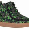 Styles For Kids * | Billy Footwear Final Sale Green Dino Billy Classic Lace High Tops